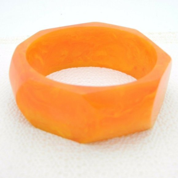 Coldwater Creek Jewelry - Coldwater Creek Sunrise Bangle Acrylic Orange